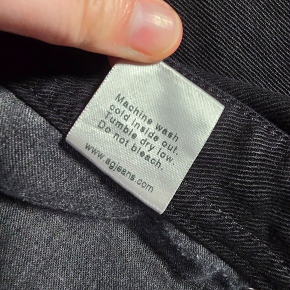 Adriano‎ Goldschmied Jeans Mens 33 (Fits 32x30) Black The Protege Straight READ - Picture 9 of 16